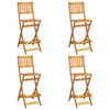 vidaXL 5 Piece Outdoor Bar Set Solid Wood Acacia