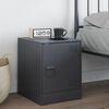 vidaXL Bedside Cabinet Anthracite 34.5x39x44 cm Steel