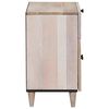 vidaXL Bedside Cabinet Beige 50 x 33 x 60 cm Solid Acacia wood