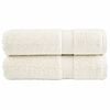 vidaXL Premium Bath Towels "SOLUND" 2 pcs Cream 100x150 cm 600 gsm