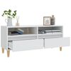 vidaXL TV Cabinet White 100x34.5x44.5 cm Engineered Wood