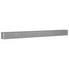 vidaXL Planter Light Grey 580 x 50 x 45 cm Galvanised Steel