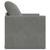 vidaXL Folding Sofa Bed Dark Grey 122 x 70 x 60 cm Velvet