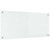 vidaXL Kitchen Backsplash 2 pcs Transparent 110 x 50 cm Tempered Glass