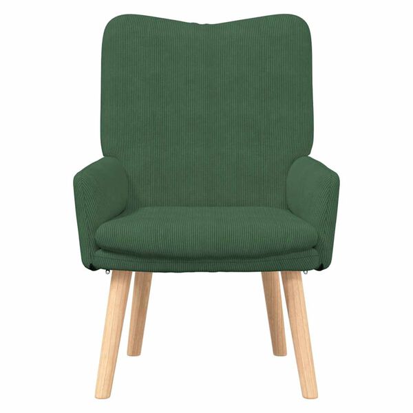 vidaXL Armchair Jungle Green 63 x 67 x 94 cm Fabric