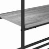 vidaXL Clothes Rack with Shelves Other Grey sonoma 60 x 30 x 171 cm