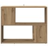 vidaXL Book Cabinet/Room Divider Artisan Oak 80x24x63 cm