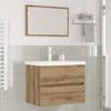vidaXL Bathroom Furniture Set 3 pcs Artisan Oak Engineered Wood