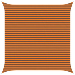 vidaXL Outdoor Sun Shade Sail Orange and Brown 4.5 x 4.5 m