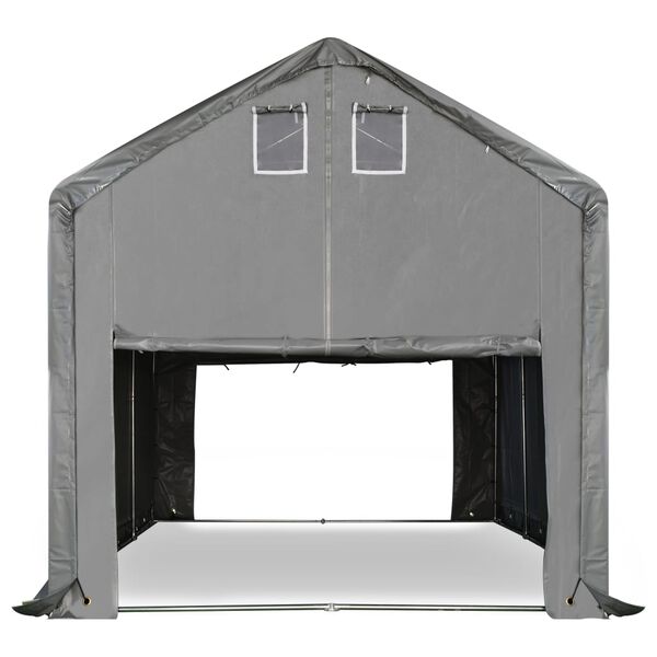 vidaXL Storage Tent Fabric PVC 3x6 m Grey