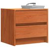 vidaXL Bedside Tables Wax Brown 40 x 30.5 x 35.5 cm Pine Wood