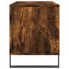 vidaXL Record Cabinet Smoked Oak 100x38x48 cm Engineered Wood