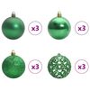 vidaXL Artificial Christmas Tree with 300 LEDs Green 99 x 99 x 180 cm