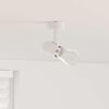 vidaXL Ceiling Spotlight White 6.5 x 6 x 11.5 cm Steel