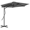 vidaXL Garden Parasol with Steel Pole 300 cm Anthracite