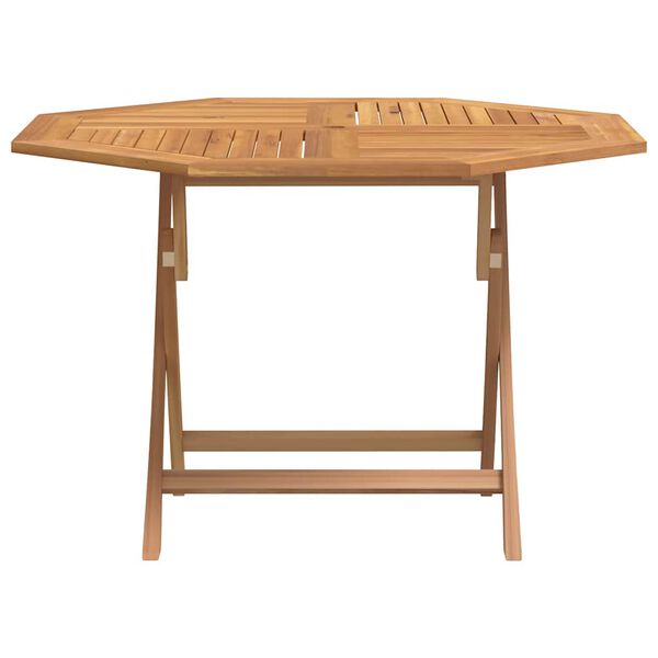 vidaXL Folding Garden Table 110x110x75 cm Solid Wood Teak