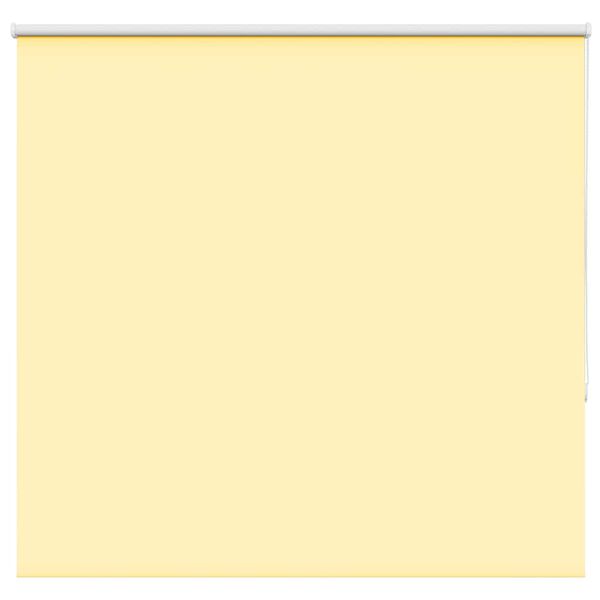 vidaXL Roller Blind Blackout Yellow 150x175 cm Fabric Width 146.6 cm Polyester