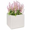 vidaXL Flower Box White 36 x 36 x 35 cm Plastic