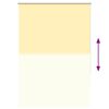 vidaXL Roller Blind Blackout Yellow 110x175 cm Fabric Width 105.7 cm Polyester