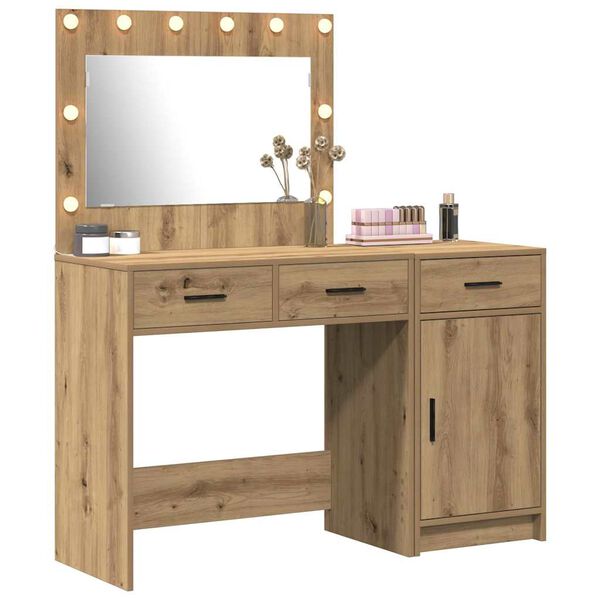 vidaXL Dressing Table 2 pcs Brown 40 x 41 x 75 cm Engineered wood