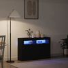 vidaXL Sideboard Black 116 x 30 x 75 cm Engineered Wood