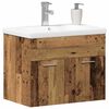 vidaXL Bathroom Cabinet Old Wood 60 x 38.5 x 46 cm Engineered Wood