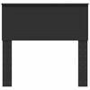 vidaXL Headboard Black Oak 90 cm Engineered wood