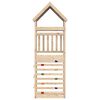 vidaXL Play Tower Brown 52.5 x 85 x 265 cm Solid Pine Wood