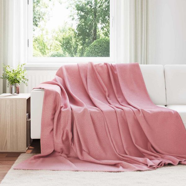 vidaXL Throw Blankets 24 pcs Pink 240 x 220 cm Fleece