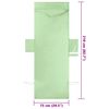 vidaXL Sunlounger Towels 2 pcs Green 210 x 75 cm
