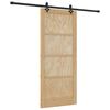 vidaXL Sliding Door ORKDAL 86 x 198.5 cm Solid Pine Wood Natural