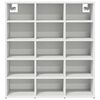 vidaXL Shoe Cabinet White 77.5 x 30 x 83.5 cm Engineered Wood