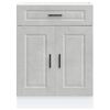 vidaXL Kitchen Base Cabinet&nbsp;Porto Concrete Grey Engineered Wood