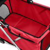vidaXL Folding Dog Stroller Red 76x50x100 cm Oxford Fabric