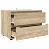 vidaXL Storage Cabinet Sonoma Oak 80 x 48 x 57 cm Engineered Wood