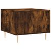 vidaXL Coffee Table Smoked Oak 50x50x40 cm Engineered Wood