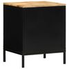 vidaXL Bedside Cabinet 2 pcs Brown and Black 40 x 35 x 50 cm