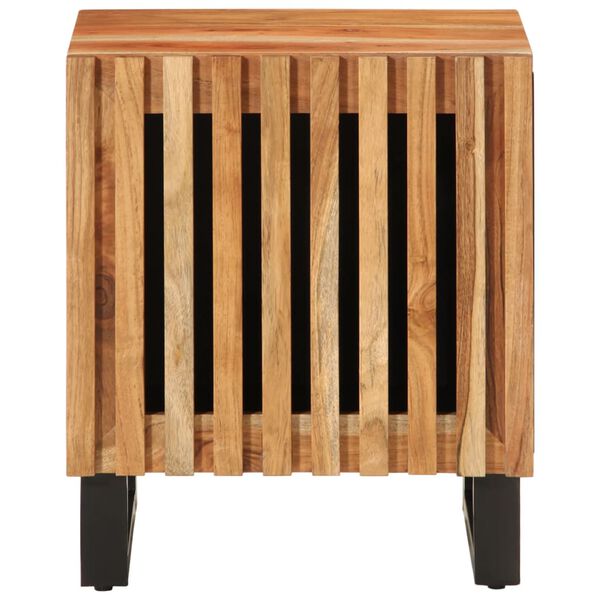 vidaXL Bedside Cabinets 2 pcs 40x34x46 cm Solid Wood Acacia