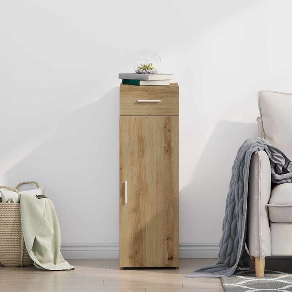 vidaXL Sideboard with Drawer Artisan Oak 30 x 42.5 x 93 cm