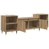 vidaXL TV Cabinet Artisan Oak 160 x 35 x 55 cm Engineered Wood
