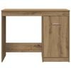 vidaXL Desk with Cabinet Artisan Oak Engineered Wood