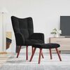 vidaXL Relaxing Chair 2 pcs Black Velvet