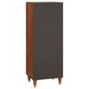 vidaXL High board Brown 40 x 33.5 x 110 cm Cane and solid mango wood