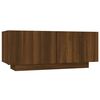 vidaXL 2 Piece TV Cabinet Set with LED Lights Brown Oak Engineered Wood