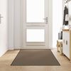 vidaXL Doormat Beige and Black 120 x 300 cm Polypropylene and vinyl
