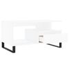 vidaXL Coffee Table White 90x49x45 cm Engineered Wood