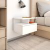 vidaXL Floating Nightstand White 40x31x27 cm Engineered Wood