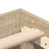 vidaXL Bed Frame 2 pcs Sonoma 152 x 203 cm Engineered Wood
