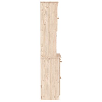 vidaXL Highboard ALTA 77x35x165 cm Solid Wood Pine