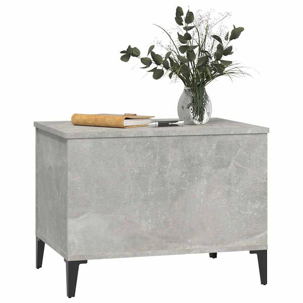vidaXL Coffee Table Concrete Grey 60x44.5x45 cm Engineered Wood